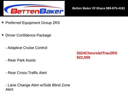 Certified 2024 Chevrolet Trax RS w/ Driver Confidence Package