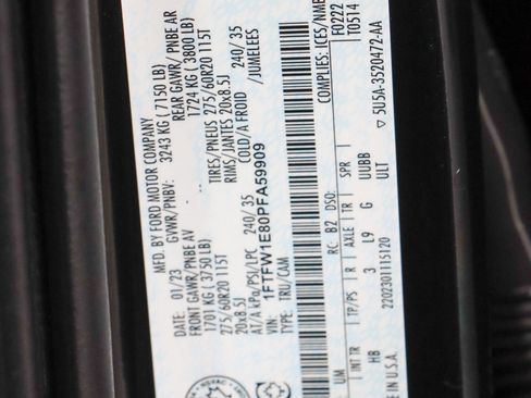 Used 2023 Ford F150 Lariat w/ Equipment Group 502A High AWD/4WD image 34