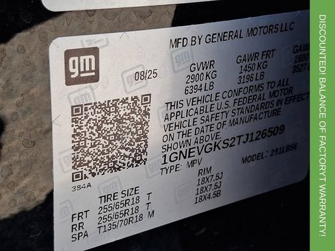 Used 2026 Chevrolet Traverse LT AWD/4WD image 26
