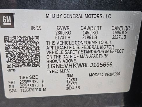 Used 2020 Chevrolet Traverse LT w/ LT Premium Package AWD/4WD image 34