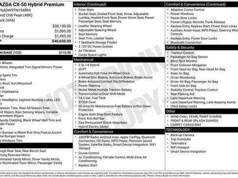 New 2026 MAZDA CX-50 AWD 2.5 Hybrid w/ Cargo Package image 4