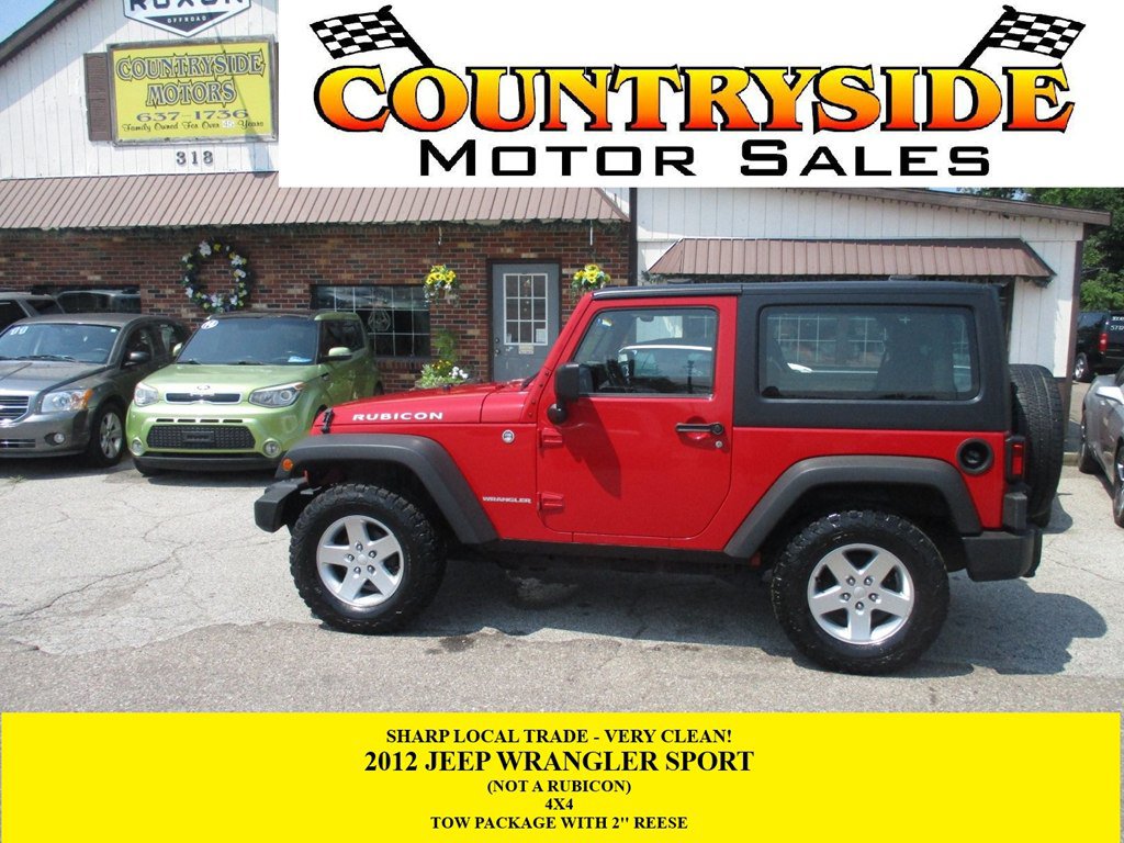 Used 2012 Jeep Wrangler Sport w/ Connectivity Group AWD/4WD image 1