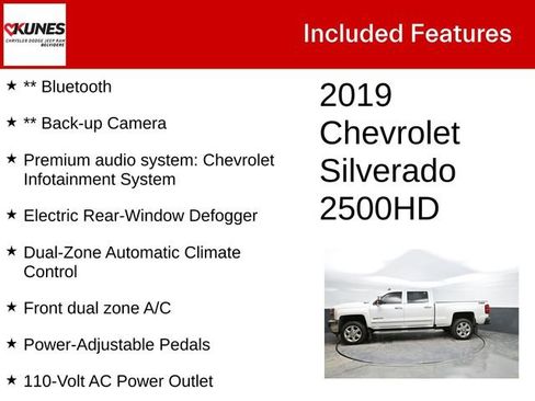 Used 2019 Chevrolet Silverado 2500 LTZ w/ LTZ Plus Package AWD/4WD image 3