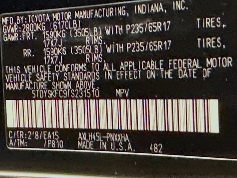 New 2026 Toyota Sienna XLE image 20