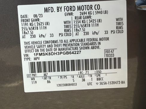 Used 2023 Ford Explorer XLT w/ Class IV Trailer Tow Package AWD/4WD image 36