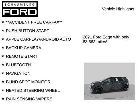 Used 2021 Ford Edge ST-Line AWD/4WD image 8