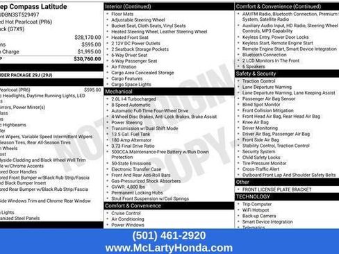 Used 2025 Jeep Compass Latitude AWD/4WD image 13