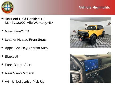 Certified 2021 Ford Bronco Wildtrak AWD/4WD image 2