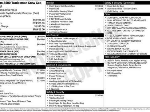 Used 2024 RAM 3500 Tradesman w/ Chrome Appearance Group AWD/4WD image 2