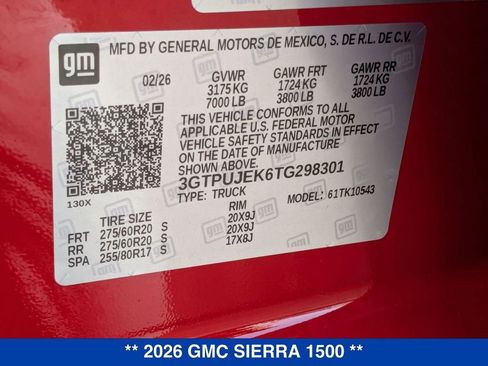 New 2026 GMC Sierra 1500 Elevation image 34