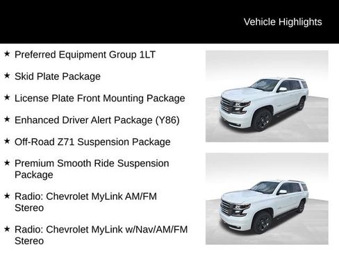 Used 2018 Chevrolet Tahoe LT w/ Off-Road Package AWD/4WD image 6