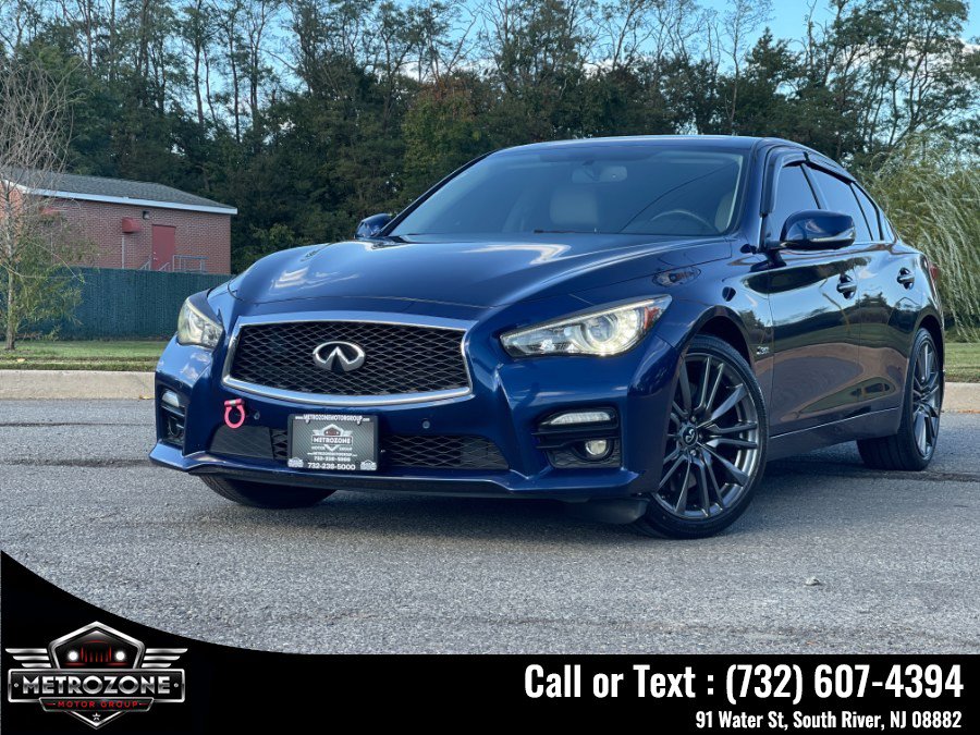 Used 2016 INFINITI Q50 Red Sport 400 AWD/4WD image 1