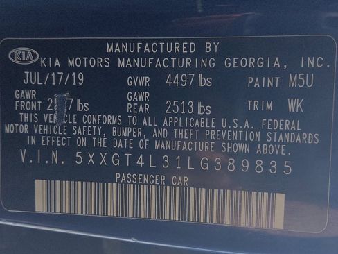 Used 2020 Kia Optima LX FWD image 33