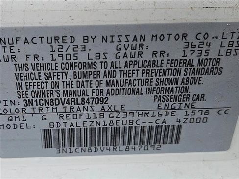 Used 2024 Nissan Versa S w/ S Plus Package FWD image 26