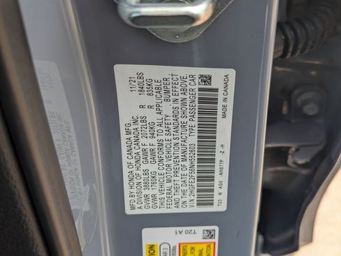 Certified 2022 Honda Civic Sport image 33