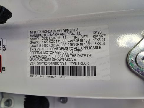 Used 2023 Honda Ridgeline RTL image 23