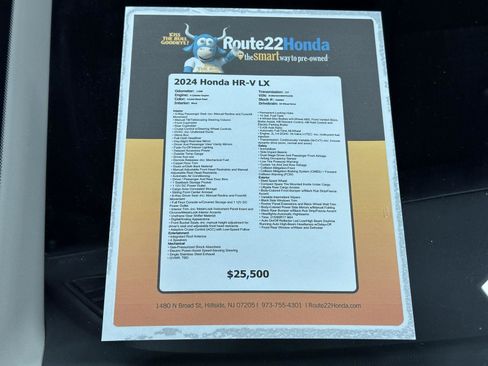 Used 2024 Honda HR-V LX image 39