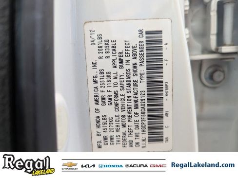 Used 2012 Honda Accord EX-L image 30