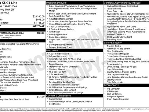 Certified 2023 Kia K5 GT-Line w/ GT-Line Premium Package image 39