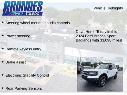Used 2024 Ford Bronco Sport Badlands w/ Premium Package AWD/4WD image 22