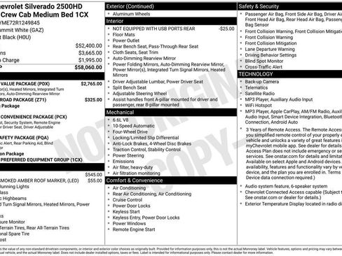 Used 2024 Chevrolet Silverado 2500 Custom w/ Custom Value Package AWD/4WD image 2