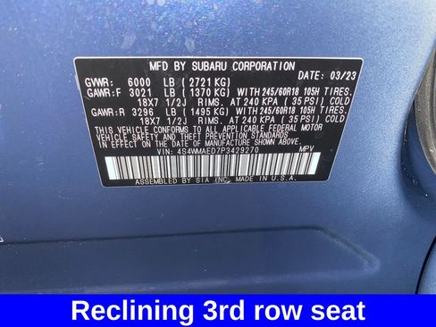 Certified 2023 Subaru Ascent Premium w/ Convenience Package AWD/4WD image 29