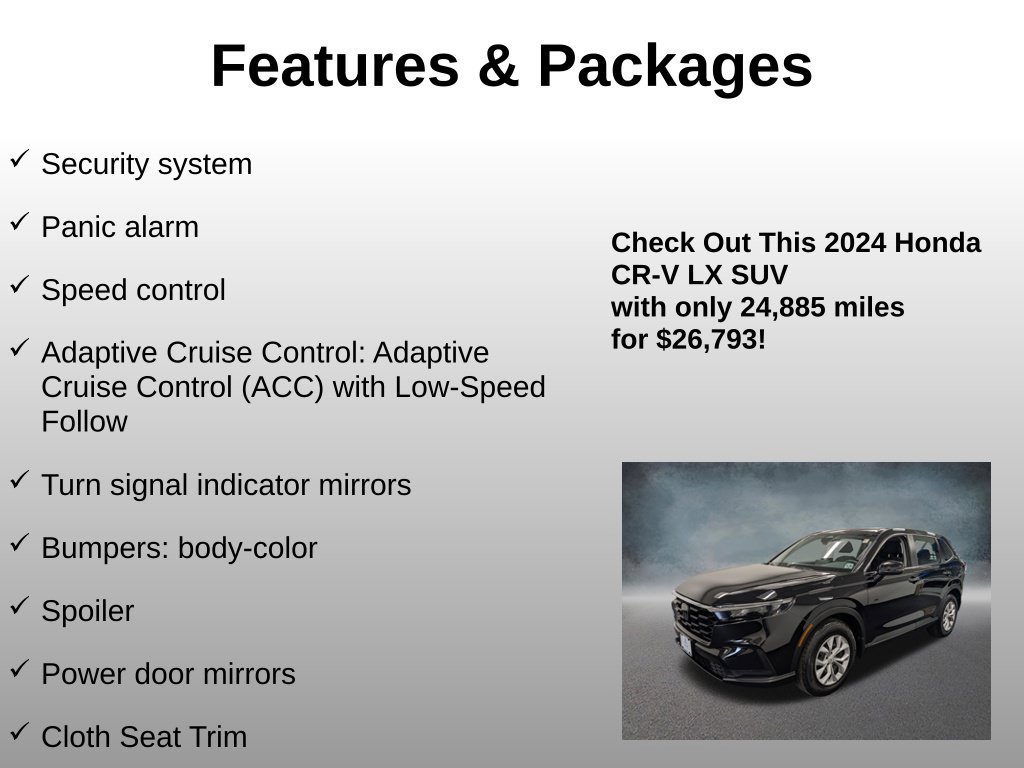 Certified 2024 Honda CR-V LX image 20