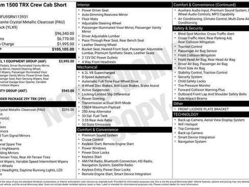 Used 2024 RAM 1500 TRX w/ TRX Level 1 Equipment Group image 3