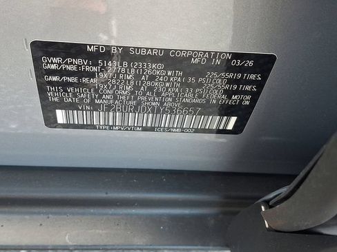 New 2026 Subaru Outback Touring XT AWD/4WD image 19