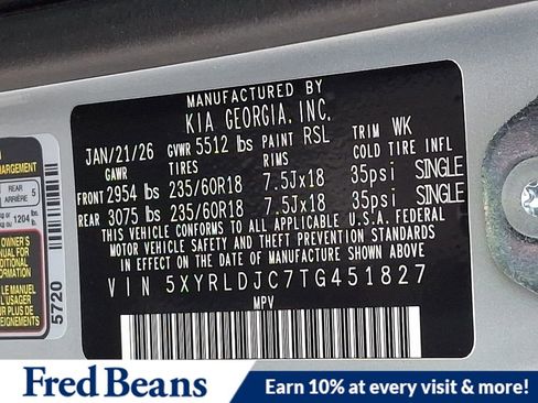 New 2026 Kia Sorento S image 18