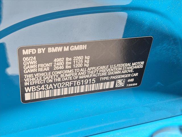 Used 2024 BMW M3 Competition w/ Executive Package AWD/4WD image 14