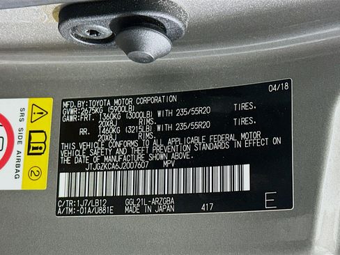 Used 2018 Lexus RX 350L FWD image 12