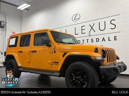 Used 2021 Jeep Wrangler Unlimited Sahara AWD/4WD image 1