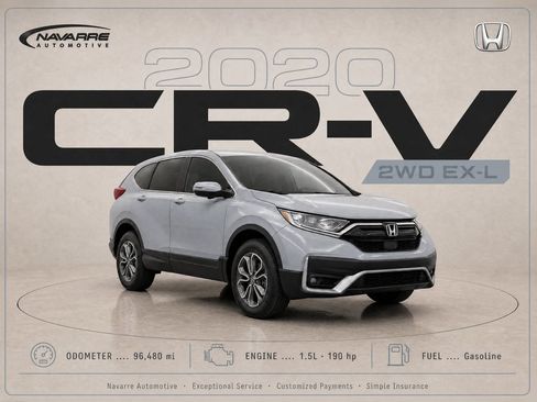 Used 2020 Honda CR-V EX-L image 1