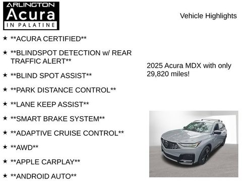 Used 2025 Acura MDX A-Spec AWD/4WD image 7