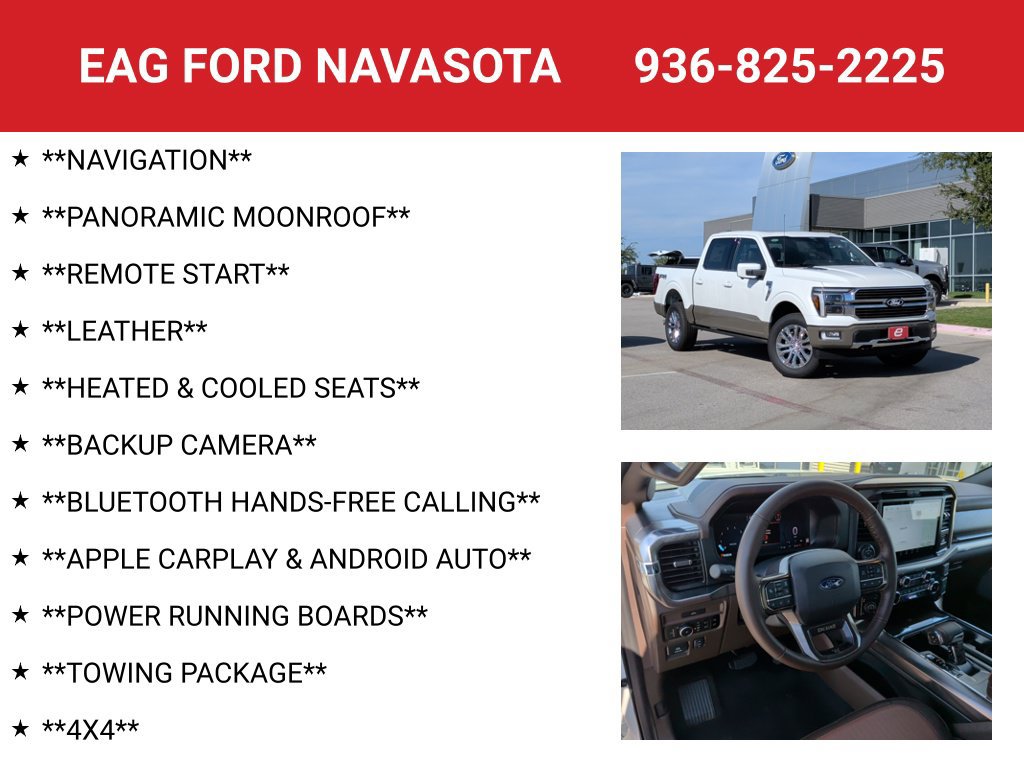 New 2026 Ford F150 King Ranch w/ Equipment Group 601A High AWD/4WD image 4