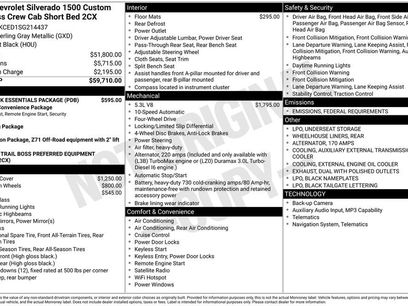 Used 2025 Chevrolet Silverado 1500 Custom Trail Boss w/ LPO, Dark Essentials Package