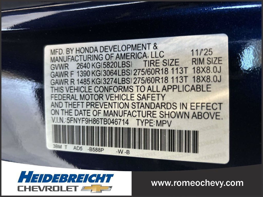 Used 2026 Honda Passport TrailSport Elite image 8