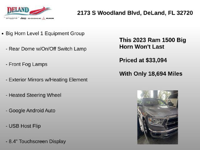 Used 2023 RAM 1500 Big Horn RWD image 4