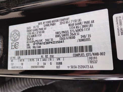 Used 2023 Ford F150 XLT w/ Equipment Group 302A High AWD/4WD image 34