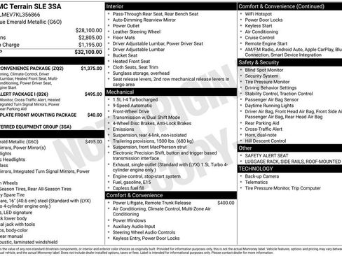 Used 2019 GMC Terrain SLE w/ Driver Convenience Package image 12