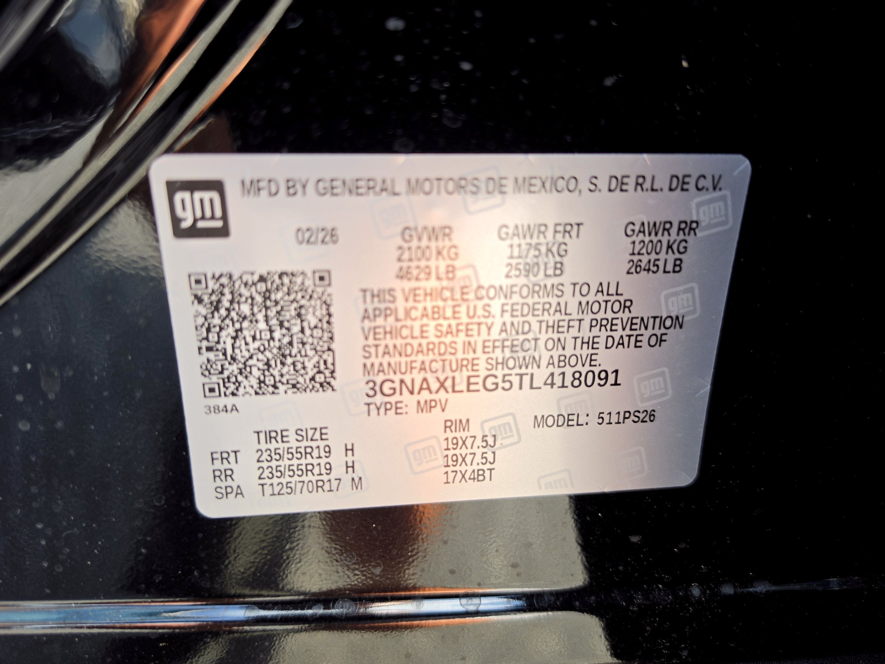 New 2026 Chevrolet Equinox RS w/ Safety and Technology Package FWD image 37
