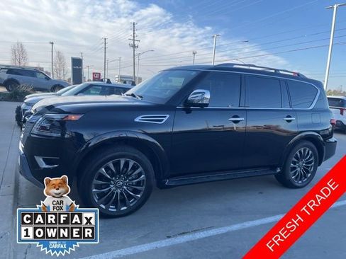Used 2023 Nissan Armada Platinum w/ Captain's Chairs Package image 2