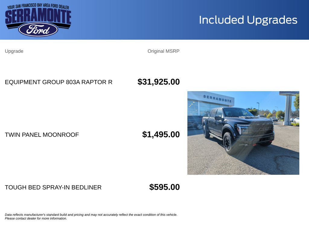 Used 2024 Ford F150 Raptor w/ Equipment Group 803A Raptor R AWD/4WD image 18