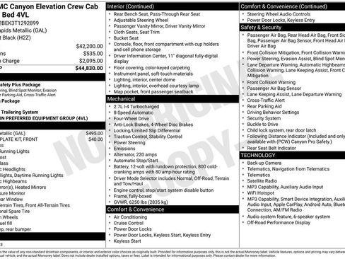 New 2026 GMC Canyon Elevation AWD/4WD image 5