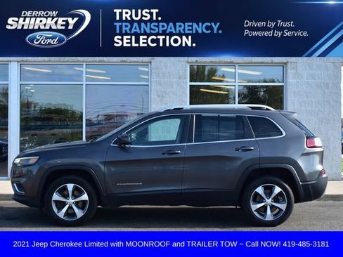 Used 2021 Jeep Cherokee Limited w/ Sun & Sound Group AWD/4WD image 2