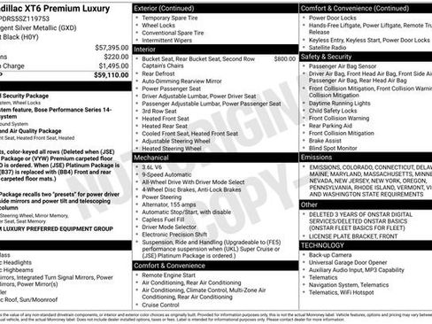 Certified 2025 Cadillac XT6 Premium Luxury image 35