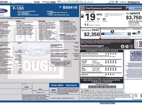 Used 2023 Ford F150 Lariat AWD/4WD image 6