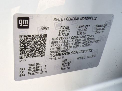 Certified 2024 Chevrolet Traverse LT FWD image 18