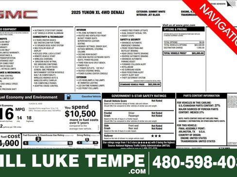 Used 2025 GMC Yukon XL Denali image 1